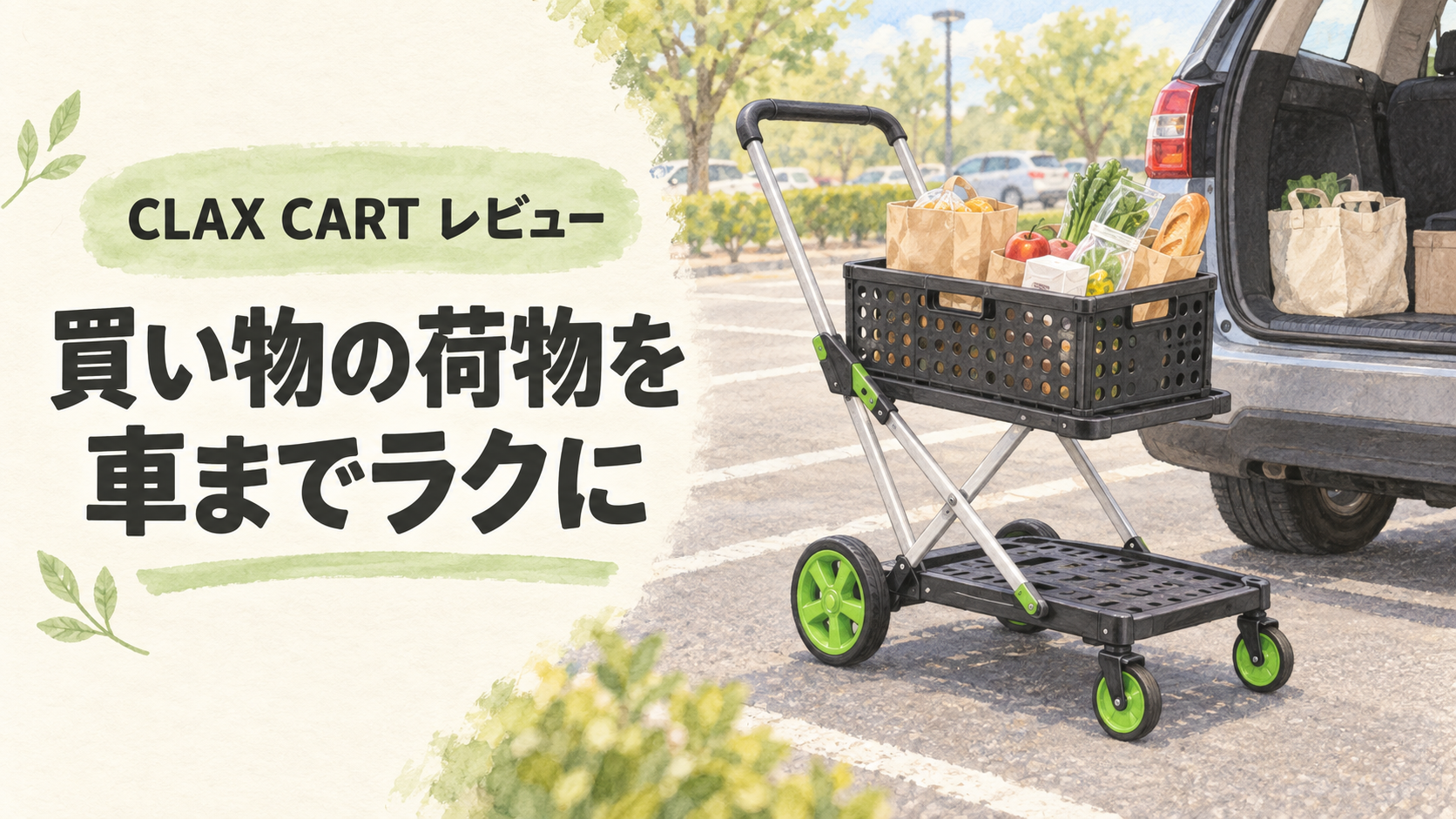 SECO CLAX多機能折りたたみカートのアイキャッチ